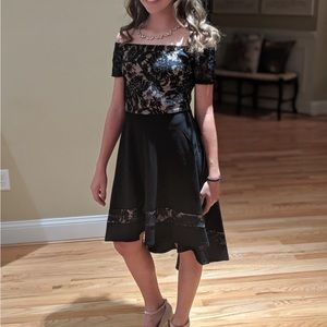 Lace Black Dress